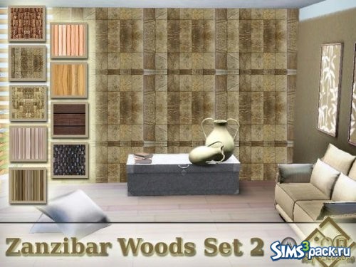 Текстуры Zanzibar Woods Patterns Set от Devirose