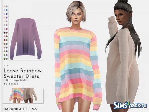 Платье - свитер Loose Rainbow от DarkNighTt