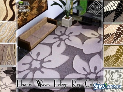 Коллекция ковров FlowersWavesFoliage от Devirose
