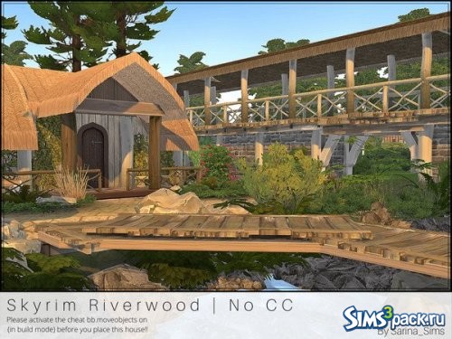 Деревушка Skyrim Riverwood от Sarina_Sims