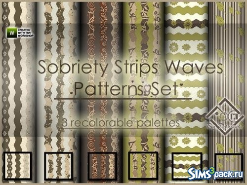Сет Sobriety Strips Waves от Devirose