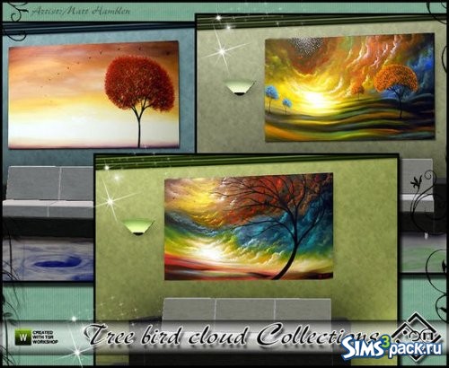 Коллекция Tree bird cloud от Devirose