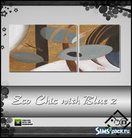 Картина Eco Chic with Blue II от Devirose