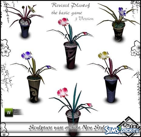 Ваза с цветами Orchids New Style от Devirose