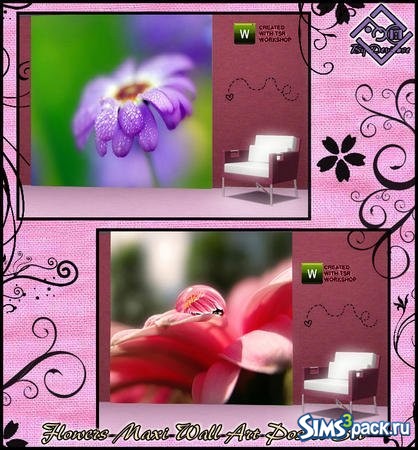 Постеры Flowers Maxi Wall Art от Devirose