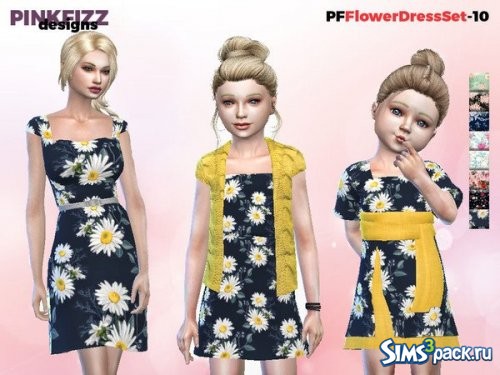 Сет платьев Flower S10 от Pinkfizzzzz