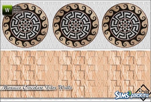Настенная плитка Mosaico Circolare от Devirose