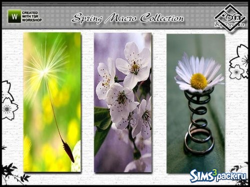Постеры Spring Macro от Devirose