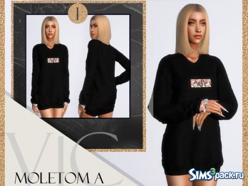 Платье - свитер MOLETOM A I от Viy Sims