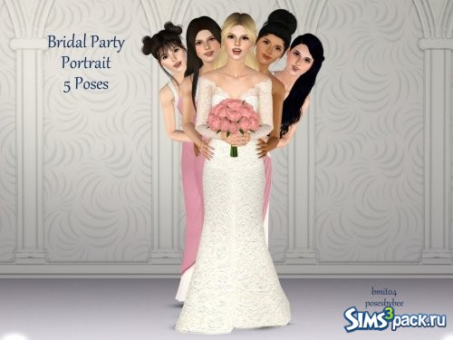 Позы Bridal Party Portrait от jessesue