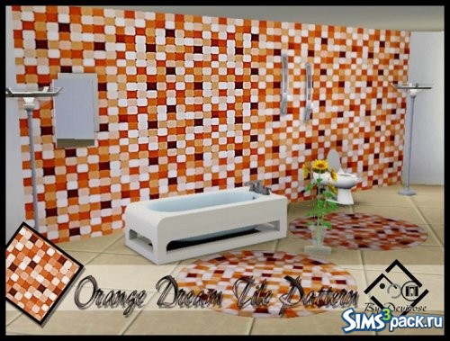 Текстура Orange Dream Tile от Devirose