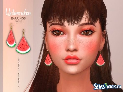 Серьги Watermelon от Suzue