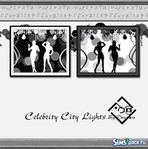 Картины Celebrity City Lights от Devirose
