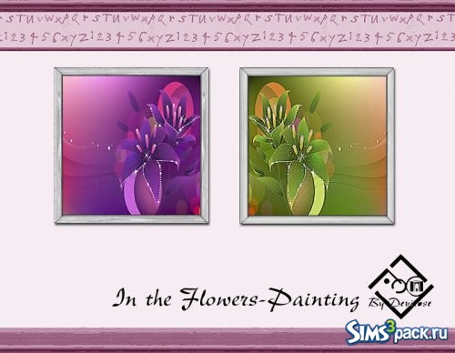 Картина In the Flowers от Devirose