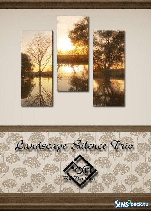 Картина Landscape Silence Trio от Devirose
