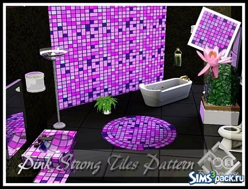 Текстура Pink Strong Tiles от Devirose