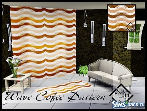 Текстура Wave Coffee от Devirose