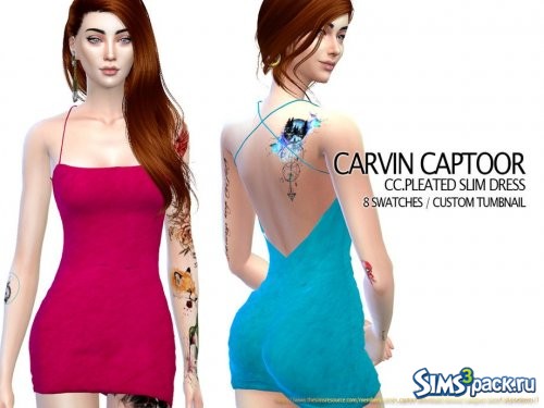 Платье CC.Pleated Slim от carvin captoor