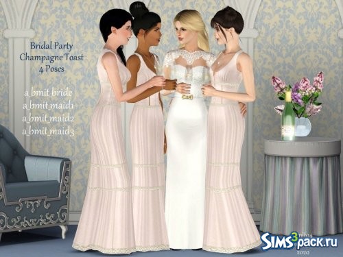 Сет Bridal Party Champagne Toast от jessesue