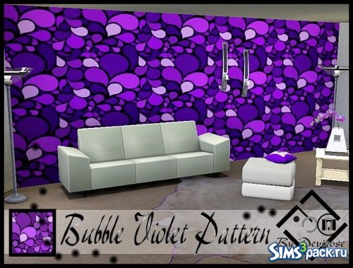 Текстура Bubble Violet от Devirose