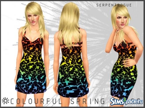 Платье Colourful spring от Serpentrogue