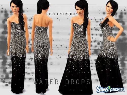 Платье Water Drops от Serpentrogue