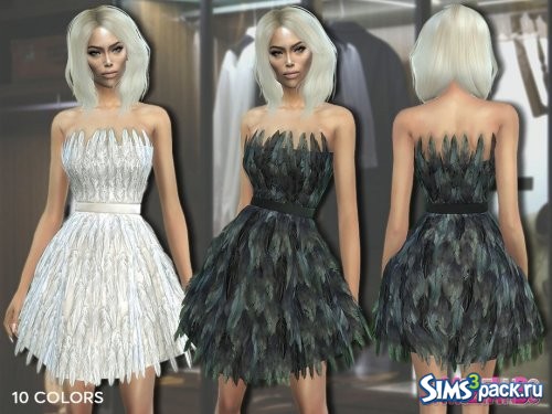 Платье Feather от sims2fanbg