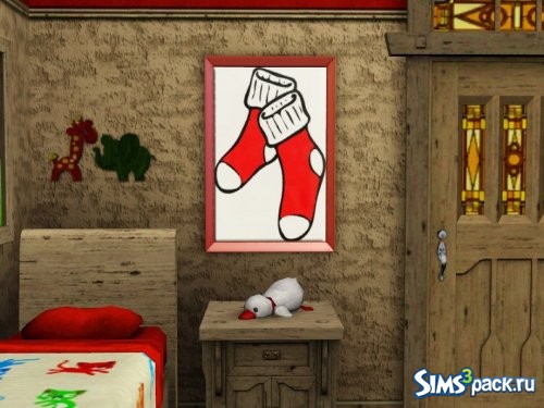 Картина Dots Red Socks от spitzmagic