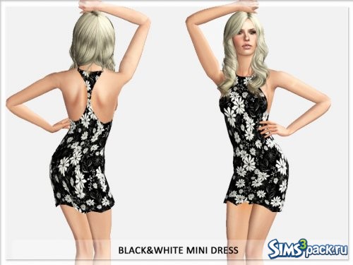 Мини - платье Black&White от Serpentrogue