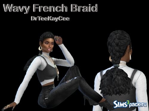 Прическа Wavy French от drteekaycee