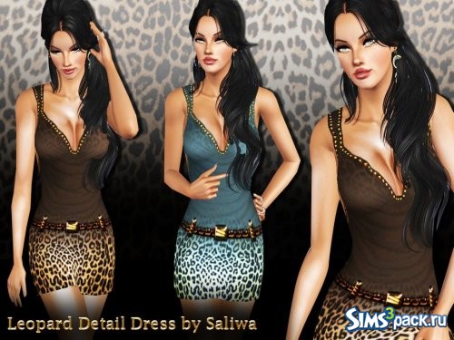 Платье Leopard Detail от Saliwa
