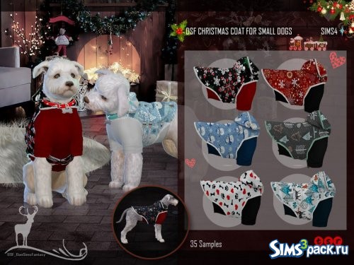 Комбинезон для маленьких собак CHRISTMAS от DanSimsFantasy