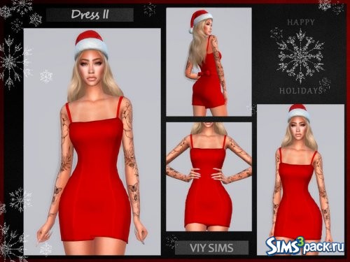 Платье Christmas - VI от Viy Sims