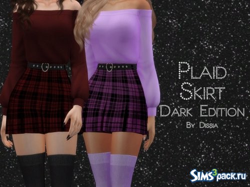 Клетчатая юбка Dark Edition от Dissia