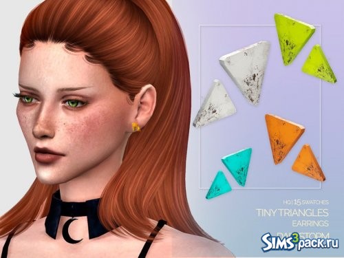 Серьги Tiny Triangles от Daisy-Sims