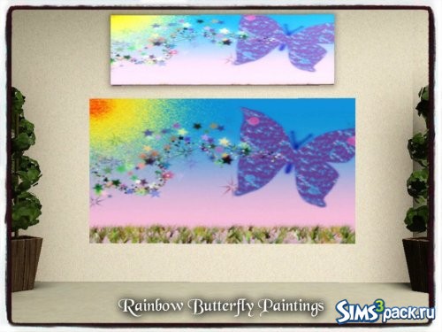 Картины Rainbow Butterfly от Xo.dess