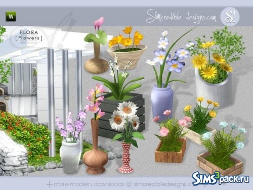 Сет Flora Flowers от SIMcredible!