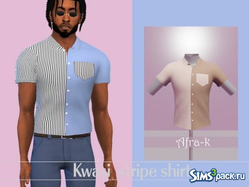 Рубашка Kwasi contrast от akaysims