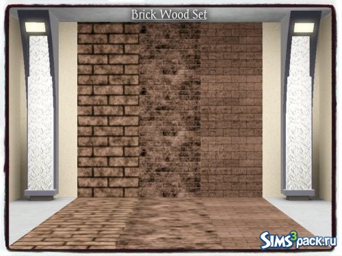 Текстуры Brick Wood от Xo.dess