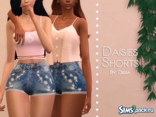 Джинсовые шорты Daisies от Dissia