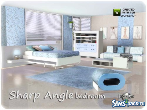 Спальня Sharp angle от jomsims