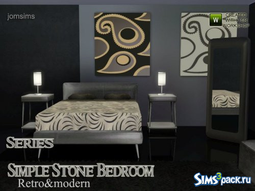 Спальня Simple stone от jomsims