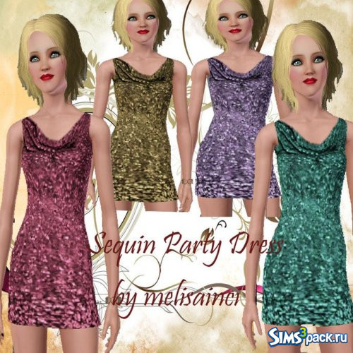 Платье Sequin party от melisa inci