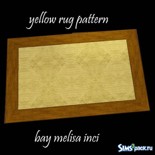 Текстура Yellow rug от melisa inci