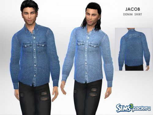 Джинсовая рубашка Jacob от Puresim