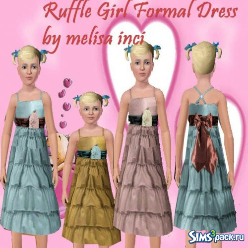 Платье Ruffle Girl Formal от melisa inci