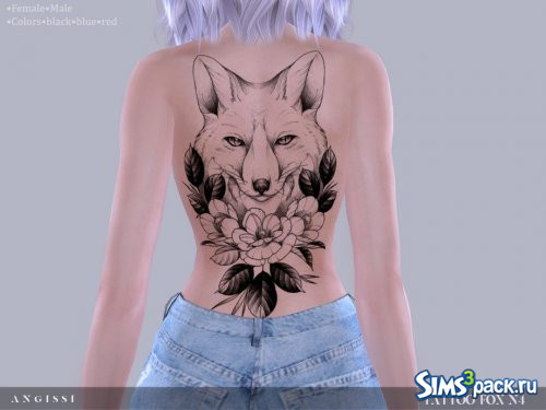 Татуировка Fox от ANGISSI