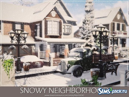 Дома Snowy Neighborhood от MychQQQ