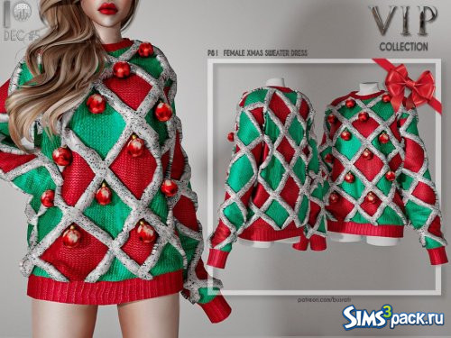Платье - свитер XMAS от busra-tr