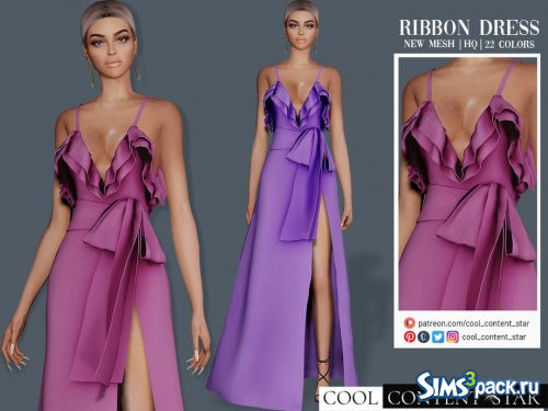 Платье Ribbon от sims2fanbg
